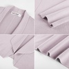 image:imageGRACE KARIN Womens Cropped Sweater Blazer Lightweight Cardigans Dressy Bolero Shrug Blazers for Women Business CasualLight Purple