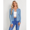 image:imageGRACE KARIN Womens Lightweight Cardigan Sweaters Cropped Button Up Scalloped Fall Outfits for Women 2026Light Blue