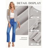 image:imageGRACE KARIN Womens Lightweight Cardigan Sweaters Cropped Button Up Scalloped Fall Outfits for Women 2026Light Grey