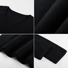image:imageGRACE KARIN Cashmere Sweaters for Women V Neck Merino Wool Fall SweaterBlack
