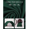 image:imageGRACE KARIN 2026 Womens Long Sleeve Aline Modest Midi DressDark Green