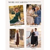 image:imageGRACE KARIN 2026 Womens Long Sleeve Aline Modest Midi DressNavy