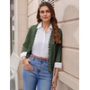 image:imageGRACE KARIN Cardigan Sweaters for Women Summer Lightweight 34 Sleeve Bolero Shrugs for Dress Women Fashion Outfits 2026Army Green