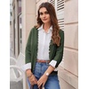 image:imageGRACE KARIN Cardigan Sweaters for Women Summer Lightweight 34 Sleeve Bolero Shrugs for Dress Women Fashion Outfits 2026Army Green
