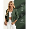 image:imageGRACE KARIN Cardigan Sweaters for Women Summer Lightweight 34 Sleeve Bolero Shrugs for Dress Women Fashion Outfits 2026Army Green