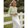 image:imageGRACE KARIN Cardigan Sweaters for Women Summer Lightweight 34 Sleeve Bolero Shrugs for Dress Women Fashion Outfits 2026Bean Green