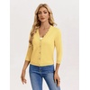 image:imageGRACE KARIN Cardigan Sweaters for Women Summer Lightweight 34 Sleeve Bolero Shrugs for Dress Women Fashion Outfits 2026Bright Yellow