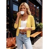 image:imageGRACE KARIN Cardigan Sweaters for Women Summer Lightweight 34 Sleeve Bolero Shrugs for Dress Women Fashion Outfits 2026Bright Yellow