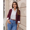image:imageGRACE KARIN Cardigan Sweaters for Women Summer Lightweight 34 Sleeve Bolero Shrugs for Dress Women Fashion Outfits 2026Burgundy
