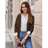 image:imageGRACE KARIN Cardigan Sweaters for Women Summer Lightweight 34 Sleeve Bolero Shrugs for Dress Women Fashion Outfits 2026Chocolate Brown