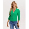 image:imageGRACE KARIN Cardigan Sweaters for Women Summer Lightweight 34 Sleeve Bolero Shrugs for Dress Women Fashion Outfits 2026Green
