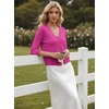 image:imageGRACE KARIN Cardigan Sweaters for Women Summer Lightweight 34 Sleeve Bolero Shrugs for Dress Women Fashion Outfits 2026Hot Pink