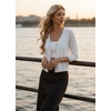 image:imageGRACE KARIN Cardigan Sweaters for Women Summer Lightweight 34 Sleeve Bolero Shrugs for Dress Women Fashion Outfits 2026Ivory