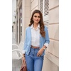 image:imageGRACE KARIN Cardigan Sweaters for Women Summer Lightweight 34 Sleeve Bolero Shrugs for Dress Women Fashion Outfits 2026Light Blue