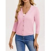 image:imageGRACE KARIN Cardigan Sweaters for Women Summer Lightweight 34 Sleeve Bolero Shrugs for Dress Women Fashion Outfits 2026Light Pink