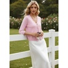 image:imageGRACE KARIN Cardigan Sweaters for Women Summer Lightweight 34 Sleeve Bolero Shrugs for Dress Women Fashion Outfits 2026Light Pink