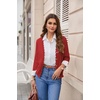 image:imageGRACE KARIN Cardigan Sweaters for Women Summer Lightweight 34 Sleeve Bolero Shrugs for Dress Women Fashion Outfits 2026Red