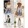 image:imageGRACE KARIN Cardigan Sweaters for Women Summer Lightweight 34 Sleeve Bolero Shrugs for Dress Women Fashion Outfits 2026Red