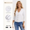 image:imageGRACE KARIN Cardigan Sweaters for Women Summer Lightweight 34 Sleeve Bolero Shrugs for Dress Women Fashion Outfits 2026White