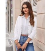 image:imageGRACE KARIN Cardigan Sweaters for Women Summer Lightweight 34 Sleeve Bolero Shrugs for Dress Women Fashion Outfits 2026White