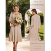 image:imageGRACE KARIN Formal Wedding Guest Dress Sequin Mother of The Bride DressesChampagne
