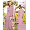 image:imageGRACE KARIN Formal Wedding Guest Dress Sequin Mother of The Bride DressesGray Pink
