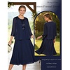 image:imageGRACE KARIN Formal Wedding Guest Dress Sequin Mother of The Bride DressesNavy Blue