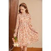 image:imageGRACE KARIN Girls Long Sleeve Floral Dress Fall Winter Casual Dresses 614YBeige Flower