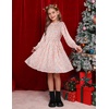 image:imageGRACE KARIN Girls Long Sleeve Floral Dress Fall Winter Casual Dresses 614YLight Pink Floral