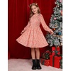 image:imageGRACE KARIN Girls Long Sleeve Floral Dress Fall Winter Casual Dresses 614YPink Floral