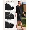 image:imageGRACE KARIN Mother of The Bride Groom Dresses Wedding Guest DressBlack