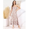 image:imageGRACE KARIN Summer Dresses for Women 2026 Vacation Boho Maxi SundressBeige Vine
