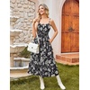 image:imageGRACE KARIN Summer Dresses for Women 2026 Vacation Boho Maxi SundressBlack Vine