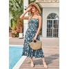 image:imageGRACE KARIN Summer Dresses for Women 2026 Vacation Boho Maxi SundressBlue Black