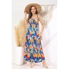 image:imageGRACE KARIN Summer Dresses for Women 2026 Vacation Boho Maxi SundressBlue Yellow Floral