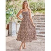 image:imageGRACE KARIN Summer Dresses for Women 2026 Vacation Boho Maxi SundressBrown Floral