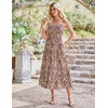 image:imageGRACE KARIN Summer Dresses for Women 2026 Vacation Boho Maxi SundressBrown Floral