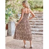 image:imageGRACE KARIN Summer Dresses for Women 2026 Vacation Boho Maxi SundressBrown Floral