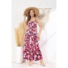 image:imageGRACE KARIN Summer Dresses for Women 2026 Vacation Boho Maxi SundressPurple Black Floral