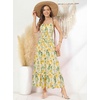 image:imageGRACE KARIN Summer Dresses for Women 2026 Vacation Boho Maxi SundressYellow White