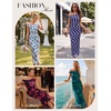 image:imageGRACE KARIN Women One Shoulder Bodycon Floral Wedding Guest Cocktail DressFloral Blue Rose