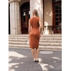 image:imageGRACE KARIN Women Sleeveless Bodycon Work DressMidi Sheath Business DressCaramel