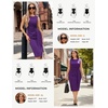 image:imageGRACE KARIN Women Sleeveless Bodycon Work DressMidi Sheath Business DressPurple