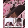 image:imageGRACE KARIN Womens 2026 Fall Maxi Chiffon Floral Casual DressPink Black Floral