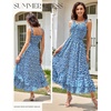 image:imageGRACE KARIN Womens 2026 Summer Floral Boho DressesBlue