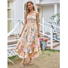 image:imageGRACE KARIN Womens 2026 Summer Floral Boho DressesBlue Yellow