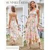 image:imageGRACE KARIN Womens 2026 Summer Floral Boho DressesBlue Yellow