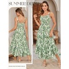 image:imageGRACE KARIN Womens 2026 Summer Floral Boho DressesGreen Leaf