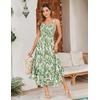 image:imageGRACE KARIN Womens 2026 Summer Floral Boho DressesGreen Leaf