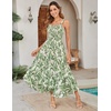 image:imageGRACE KARIN Womens 2026 Summer Floral Boho DressesGreen Leaf